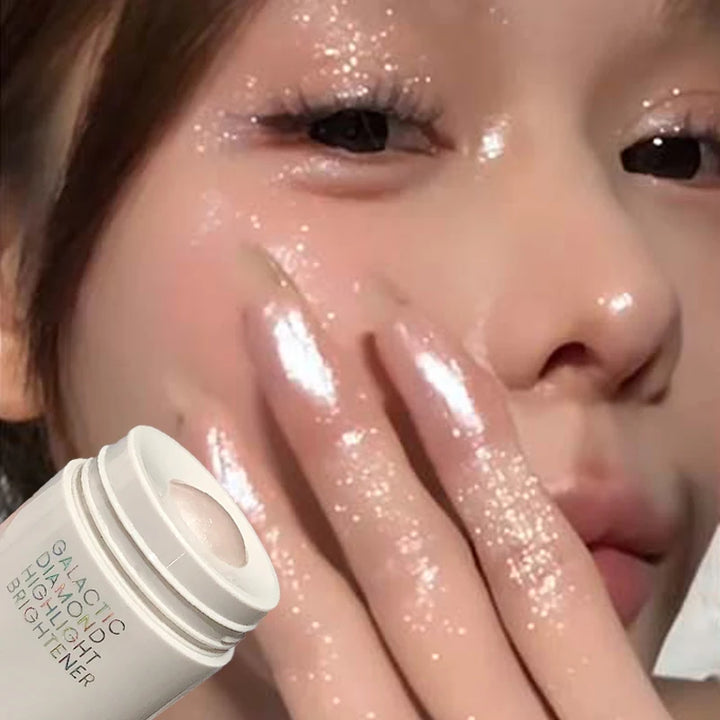 Pearlescent Diamond Liquid Highlighter Sparkle Full Body Shimmer Facial Contour Brighten Face Makeup Glitter Highlighting Liquid