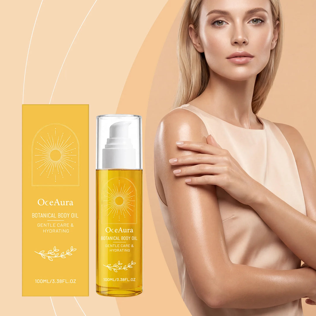 Body Oil For Glowing Skin Women Moisturizing Brighten Deep Hydration Enhance Elasticity Anti Cellulite Original Essential Oils