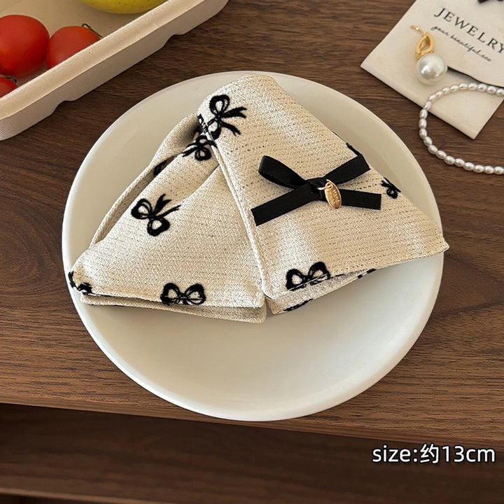 Korean-style butterfly knot triangular hair clip for women, 2025 new back-of-head hair claw, shark clip hair accessory