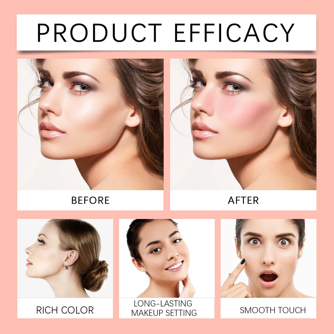 Pearl Blush with Soft Light Pink Powder Blush for a Natural Flush Radiant Finish Long Lasting Buildable Delicate Long Lasting