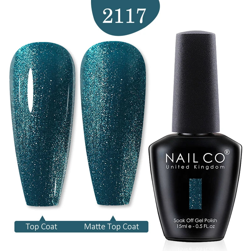 NAILCO Red Colors Series 15ML Nail Gel Polish Nail Supplies Semi Permanent For Nail Art Manicure Soak Off LED UV Hybrid Varnish