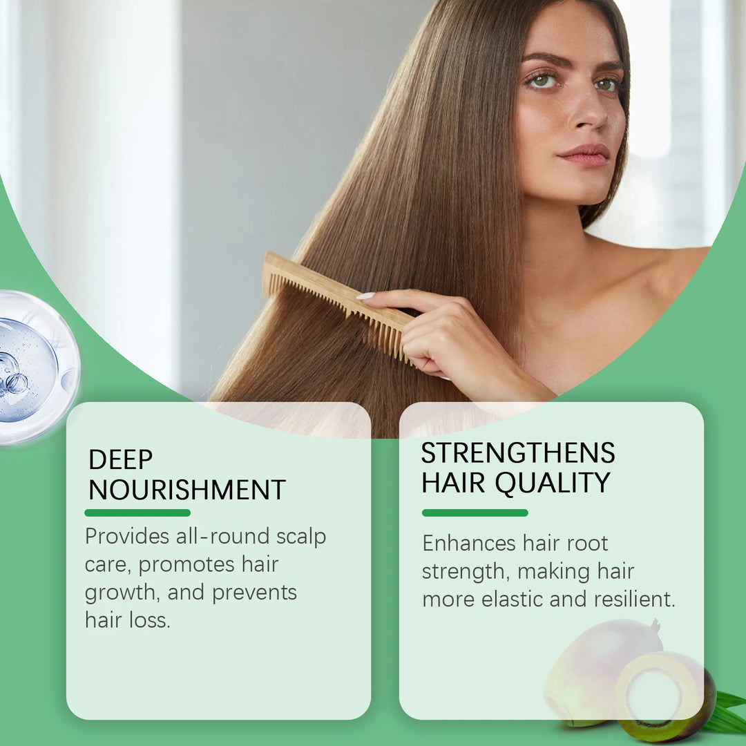 Pure Batana Shampoo Hair Strengthen Moisturizer Restore Damaged Brittle Hair Anti Loss Improve Dandruff Scalp Oil Control Care