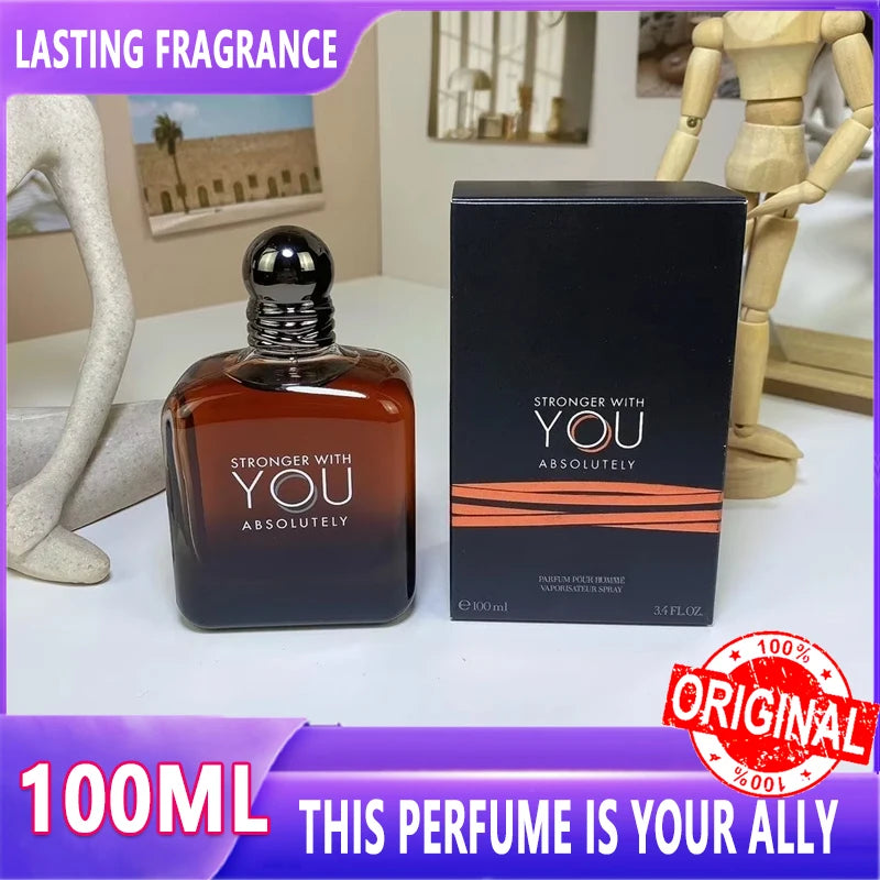 Luxury 100ML Perfume Famous Brands Men's Cologne Long Lasting Fragrance Stronger With You Prerfume Absoluteiy Intense