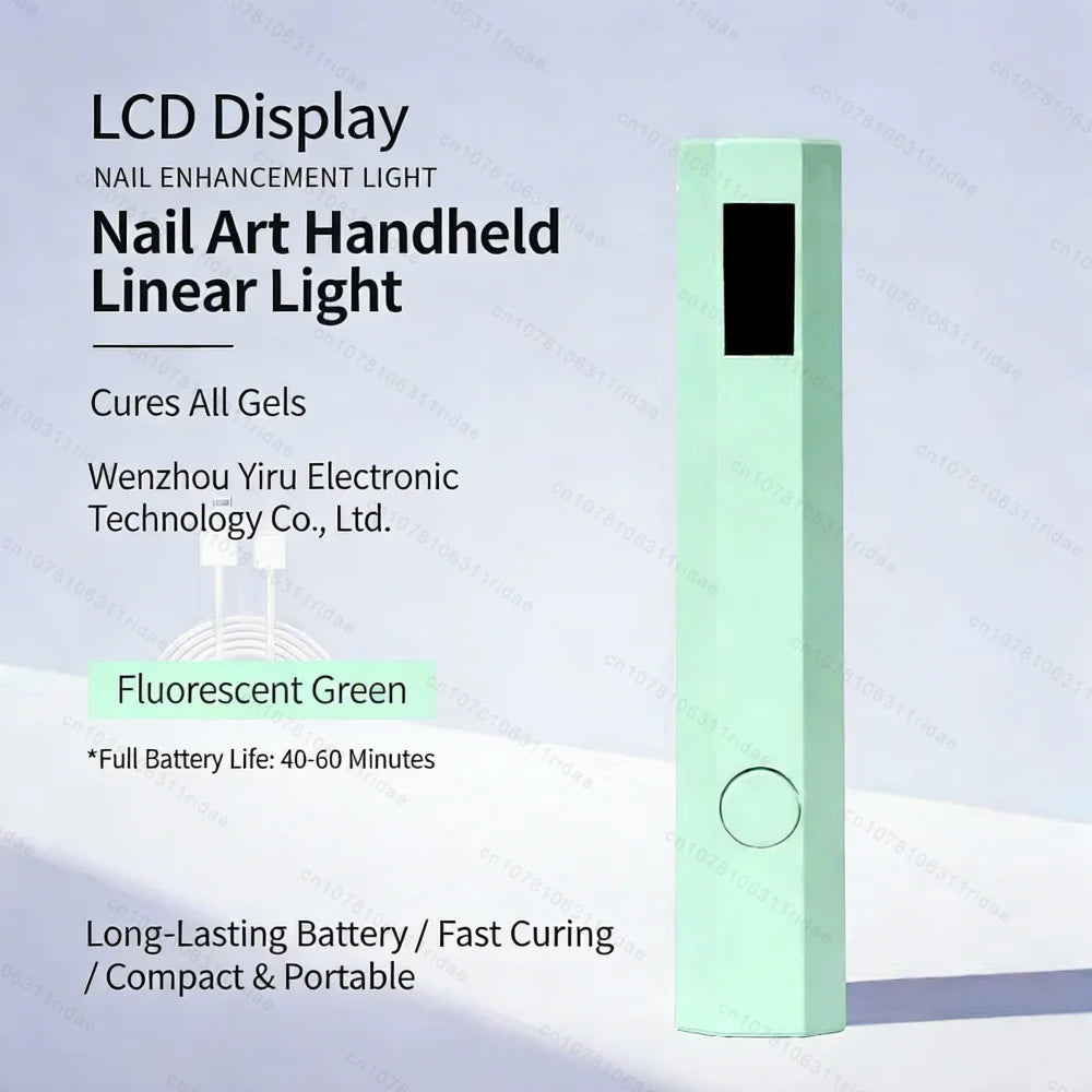 Convenient Handheld Mini Uv Light Cure Nails Lamp for Gel Nails Led Nail Lamp for Gel Polish Manicure Nail Dryer for Fast Curing