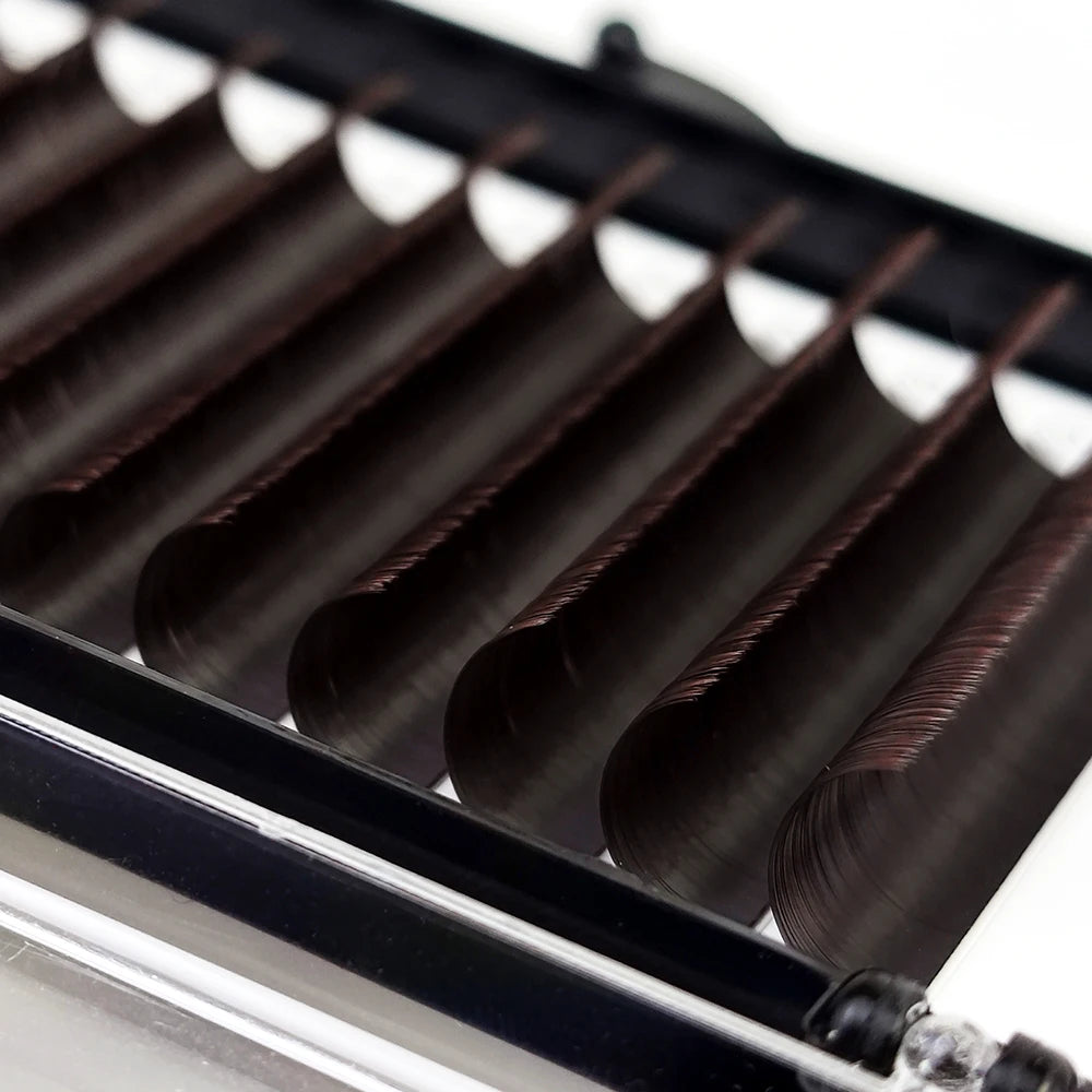 Abonnie Brown Individual Eyelashes Extension All Size Lashes Colorful Premium Classic Lashes