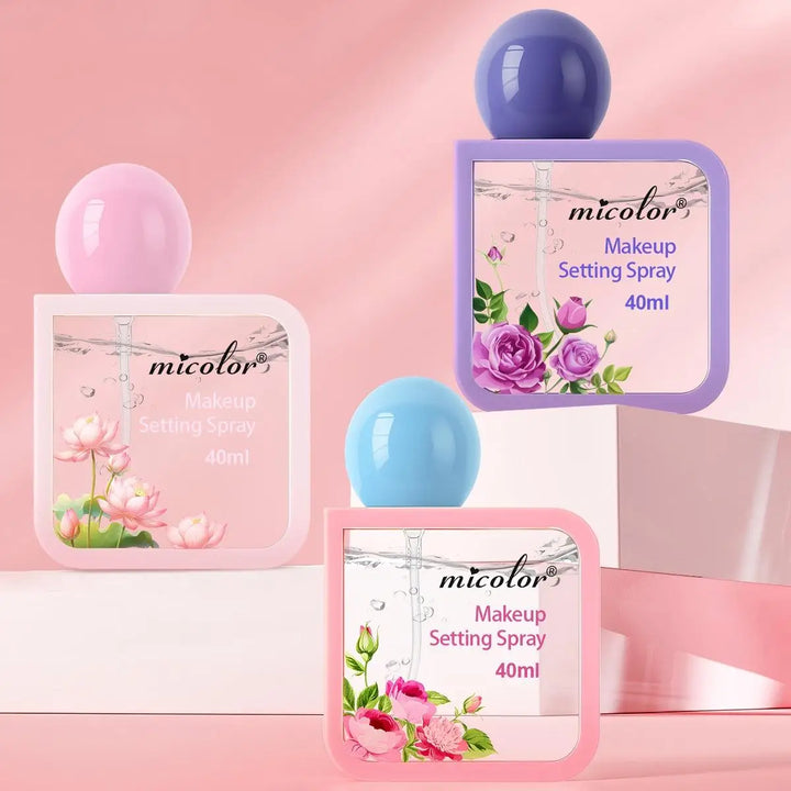 Flower Hydrating Moisturizing Setting Spray Long-lasting RefreshingPrimer Portable Matte Makeup Spray Valentine's Day gift