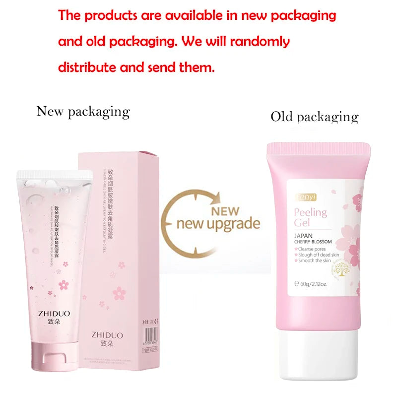Face Deep Cleaning Exfoliating Gel Skin Care Whitening Moisturizer Repair Facial Scrub Skin Care 60g