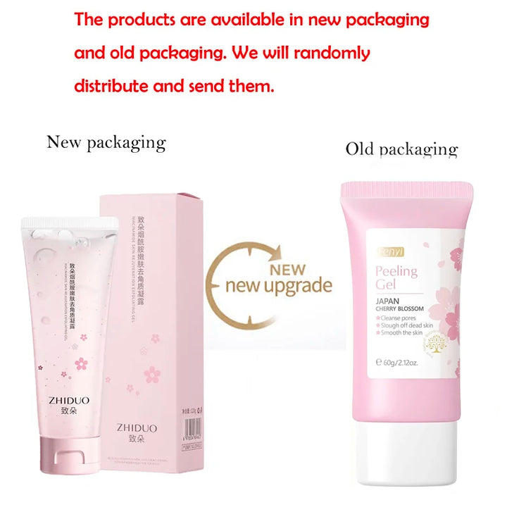 Face Deep Cleaning Exfoliating Gel Skin Care Whitening Moisturizer Repair Facial Scrub Skin Care 60g