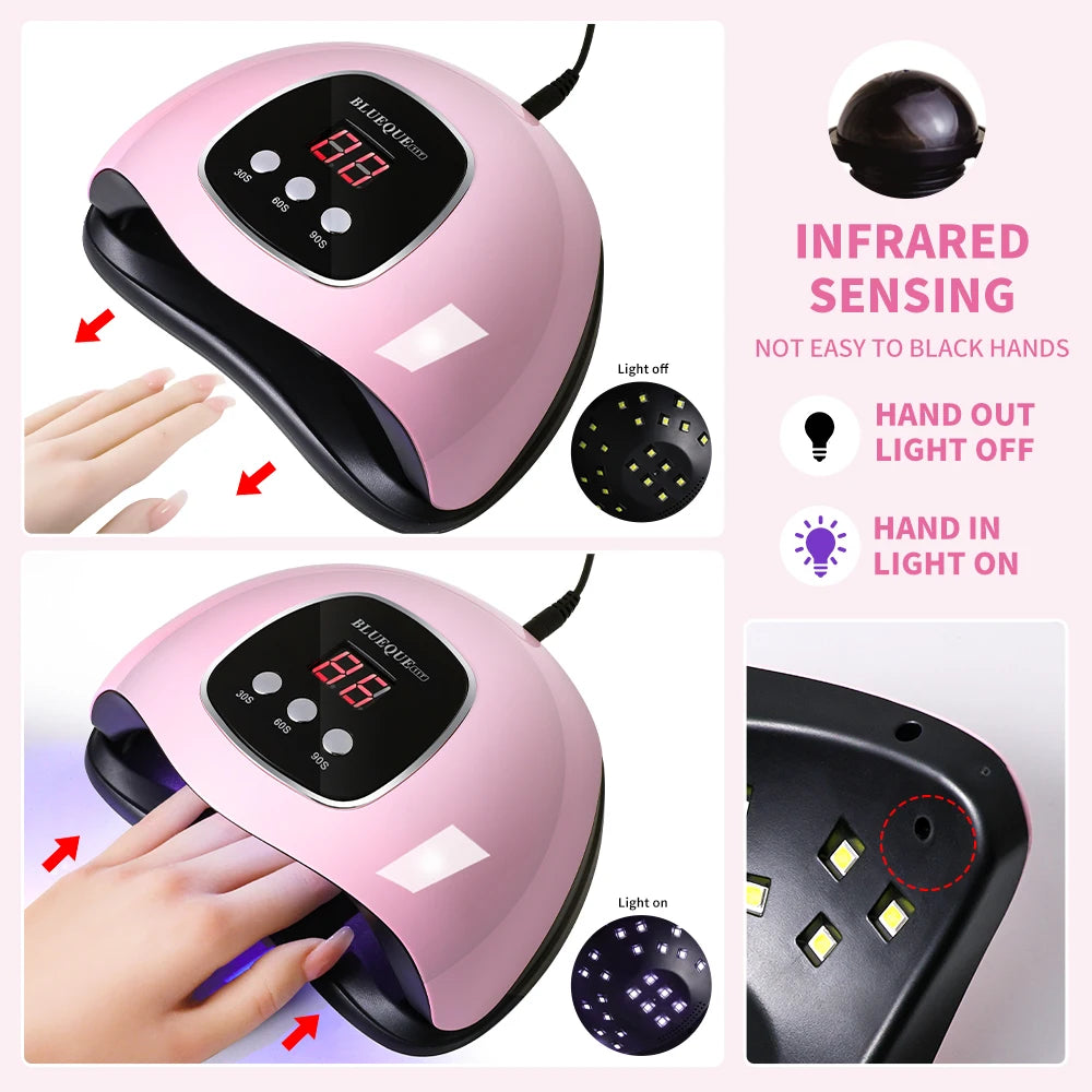 UV LED Nail Dryer Machine Professional 24 LED UV Manicure Lamp Home Use Nail Lamp For Drying Polish Varnish With USB Cable