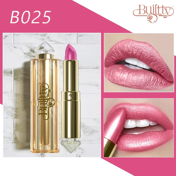 Cosmetics Blue Lipstick Gliter Makeup Marble Matte Glitter Lipstick Waterproof Long Lasting Matt Magic 12 Colors Shade