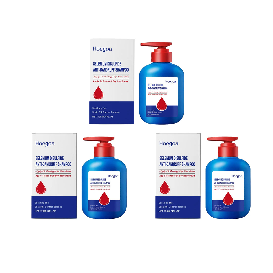 Selenium Sulfide Shampoo Deep Cleansing Remove Dandruff Reduce Scalp Itchy Balance Oil Strengthen Hair Roots Fluffy Hair Shampoo