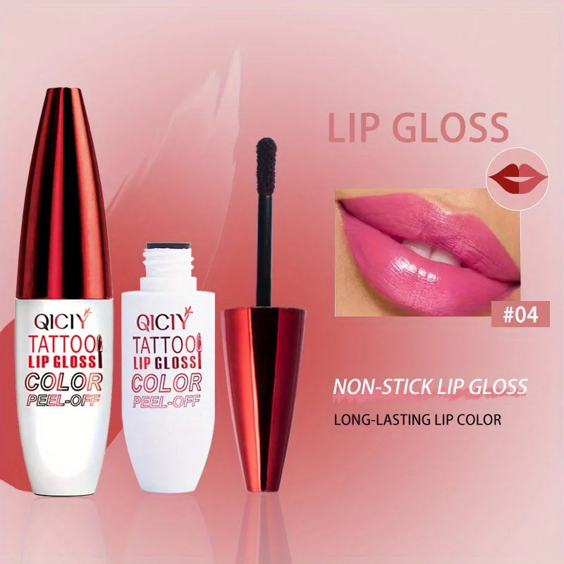 Peel-off Lipgloss Matte Natural Mist Lip Tinted Waterproof  Long Lasting Lipstick Makeup Tear Contour Stain Cosmetic