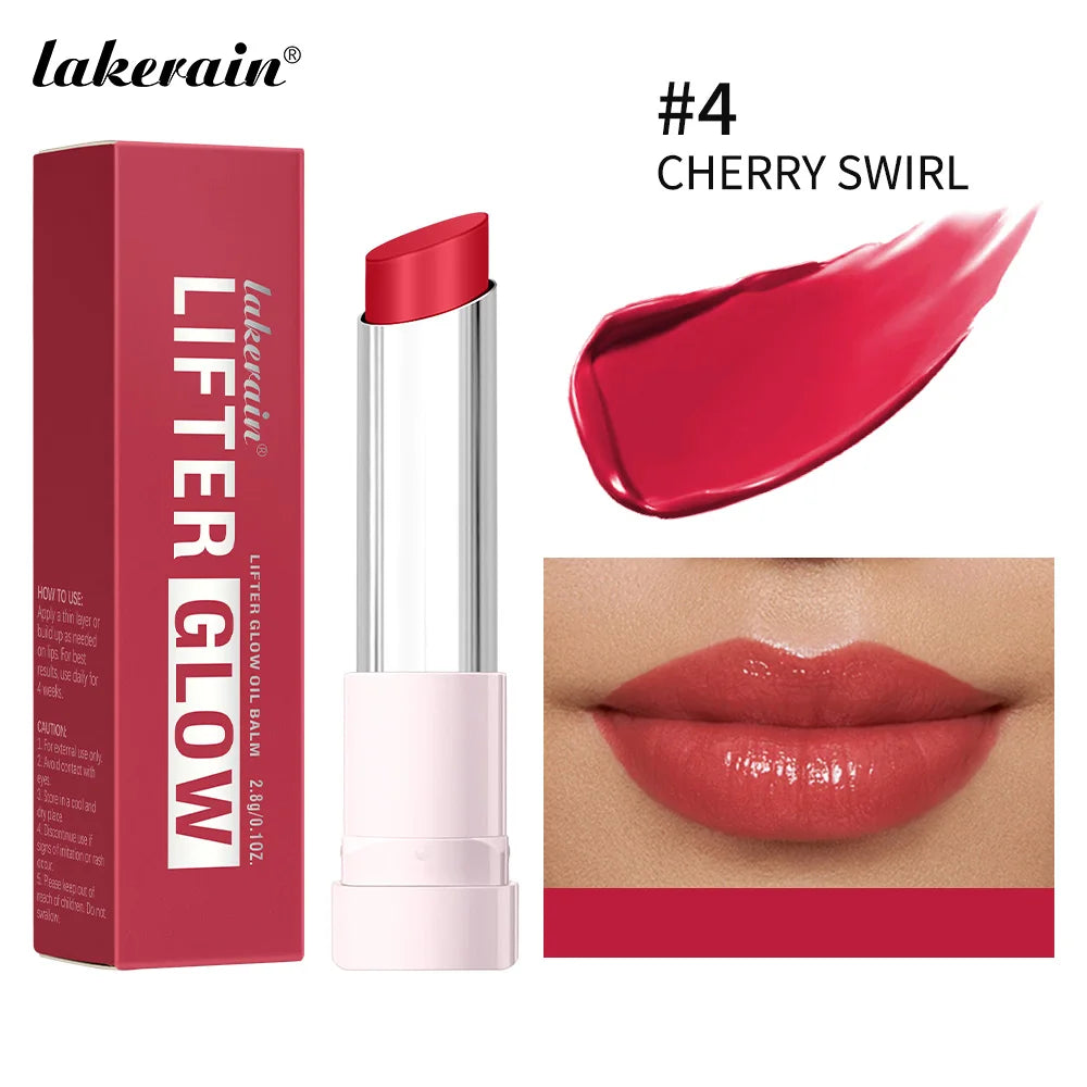 Lifter Glow Lip Oil Balm Deep Nourishing Smooth-melt Texture Glossy Glazed Lip Effect Moisturizing Lip Balm Natural Lip Makeup