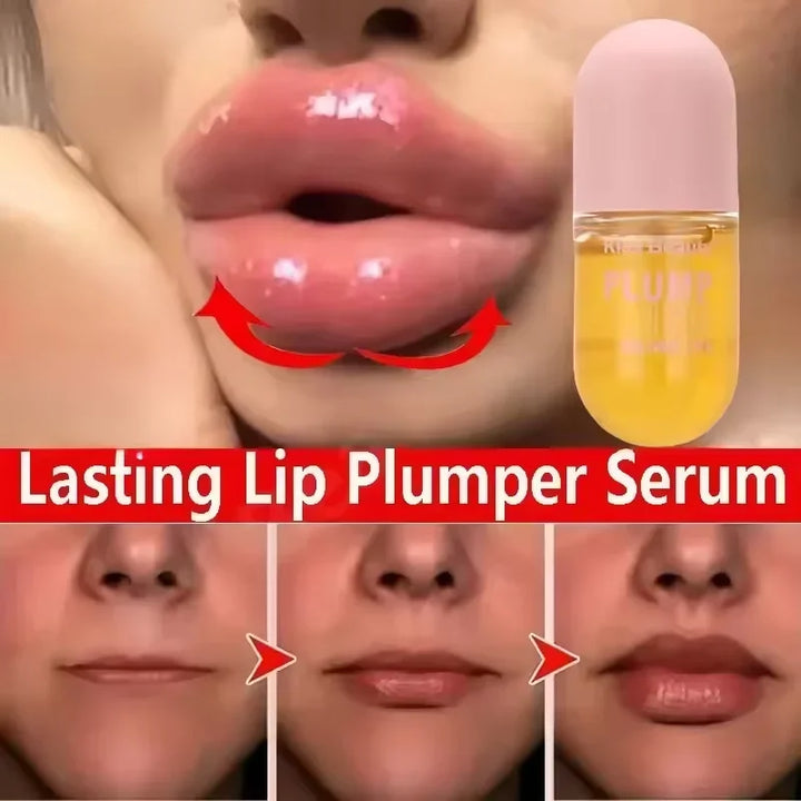 Long Lasting Lip Plumper Oil Instant Volumising Enhancer Lip Serum Collagen Lips Volume Lipgloss Sexy Cosmetic Volume Increases