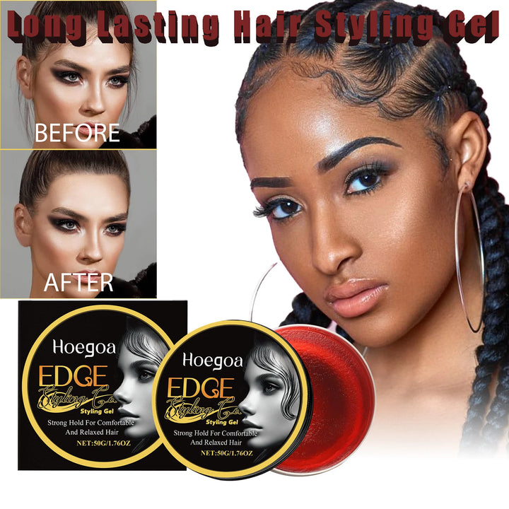 Long Lasting Hair Styling Wax No Greasy Feeling Quickly Fix Broken Hair Hold Pomade Control Frizz Flyaway Hair Styling Gel