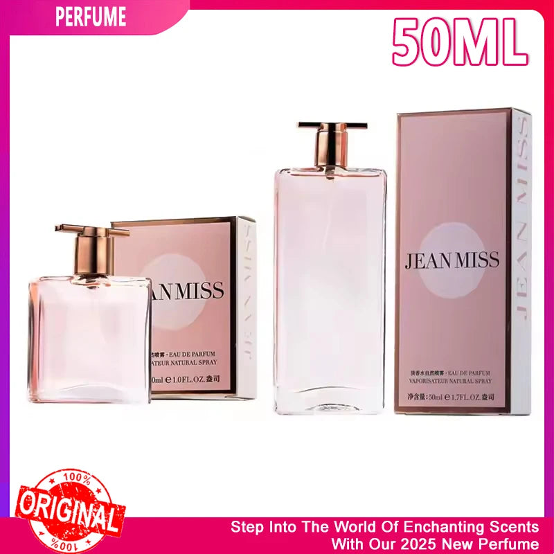 50ml Perfume Women Eau de Toilette Spray Sweet Fruity Floral Long-lasting Spray Vitality Romantic Idol Female Body Fragrance