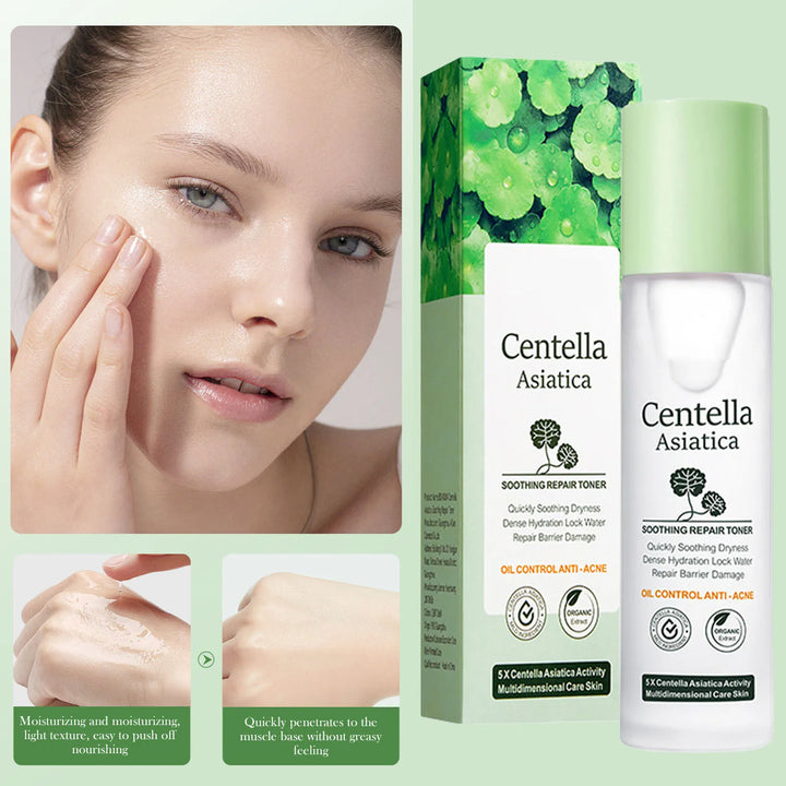 Centella Toner Centella Asiatica Soothing Face Anti-Aging Pore Control Hyaluronic Acid Lifting Facial Serum Centella water 30ml