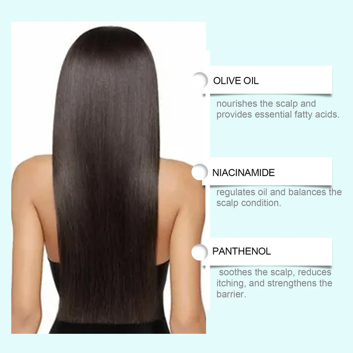 Scalp Care Serum Relieve Nourishing Scalp Improve Itchy Strengthen Root Scalp Dry Damaged Repair Massage Hair Care Essence 60ml