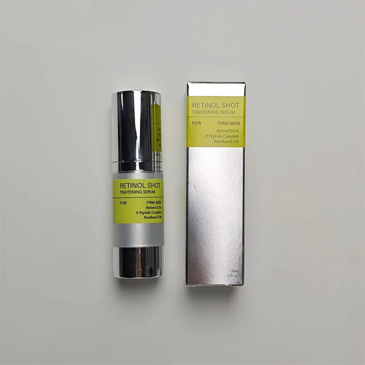 Korean Vita A Retinol Firming Serum Eye Cream Set Tightening Booster Deeply Moisturizing Pore Shrink Dark Circles Repair Serum