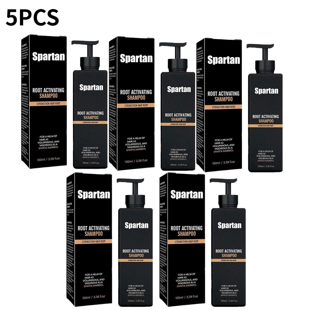 Spartan Root Activator Shampoo Anti Hair Loss Hair Regrowth Non-irritating Fluffy Nourishing Shampoo Hair Care Product