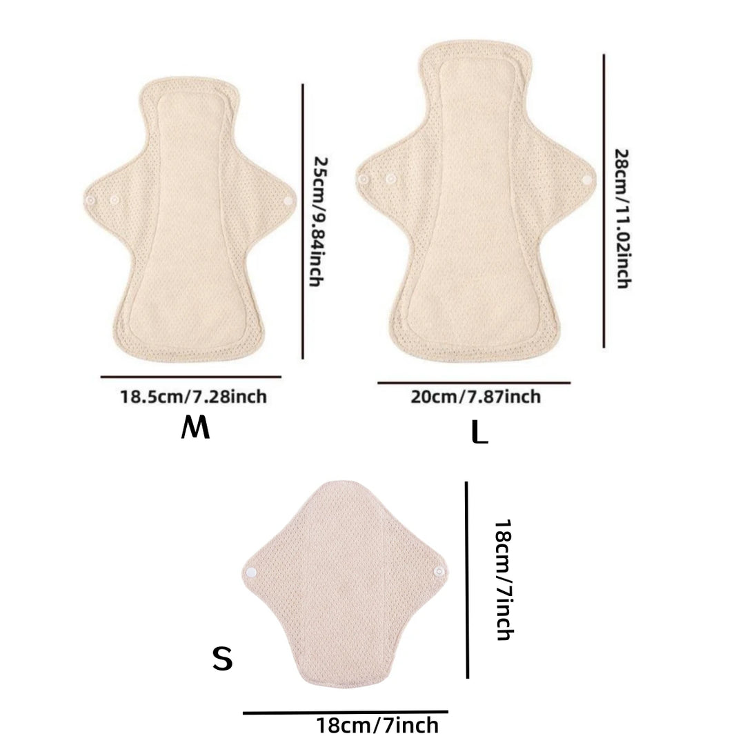 AIO Washable Incontinence Pads, Leak Proof Reusable Sanitary Pads for Women, Urine Proof Period Underwear Pads 3PCS wholesale