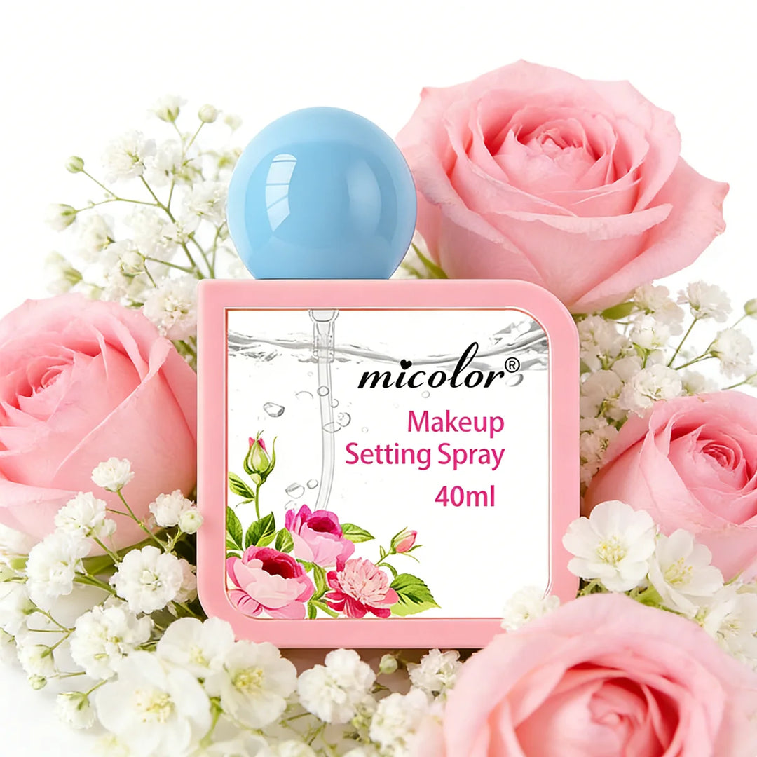 Flower Hydrating Moisturizing Setting Spray Long-lasting RefreshingPrimer Portable Matte Makeup Spray Valentine's Day gift