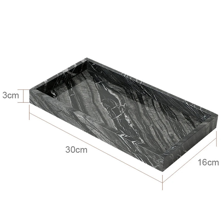 Tree Black Natural Marble Set for Bathroom Luxury Toothbrush Holder Soap Dispenser Soap Dish Tray Bathroom Accessories Sets