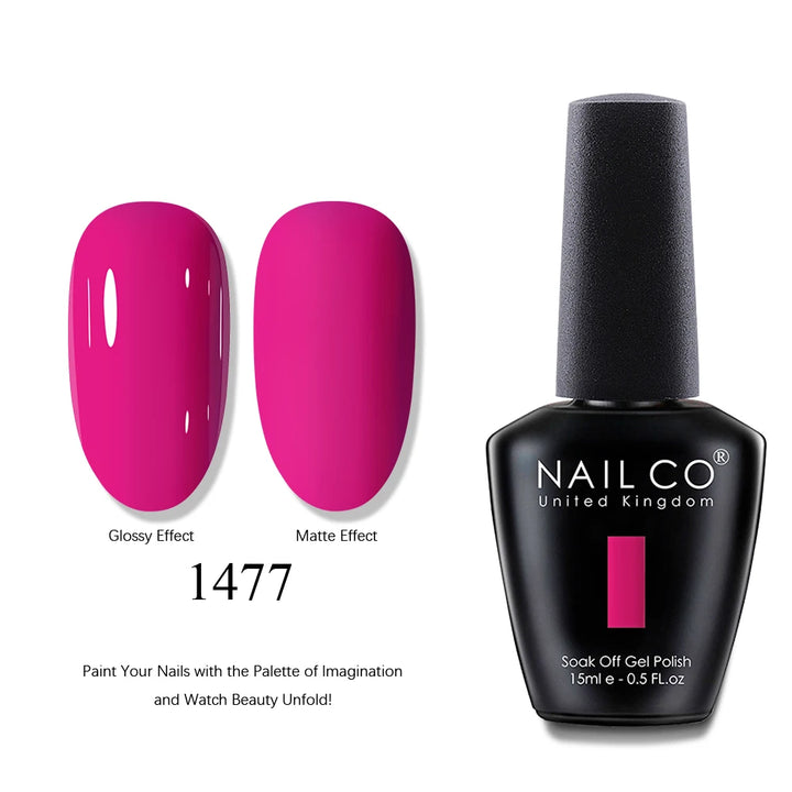 NAILCO Top Coat Base Coat Magic Remover Lacquer UV Color Gel Nail Polish Esmalte Soak Off Semi Permanente Vernis Nails Art Tips