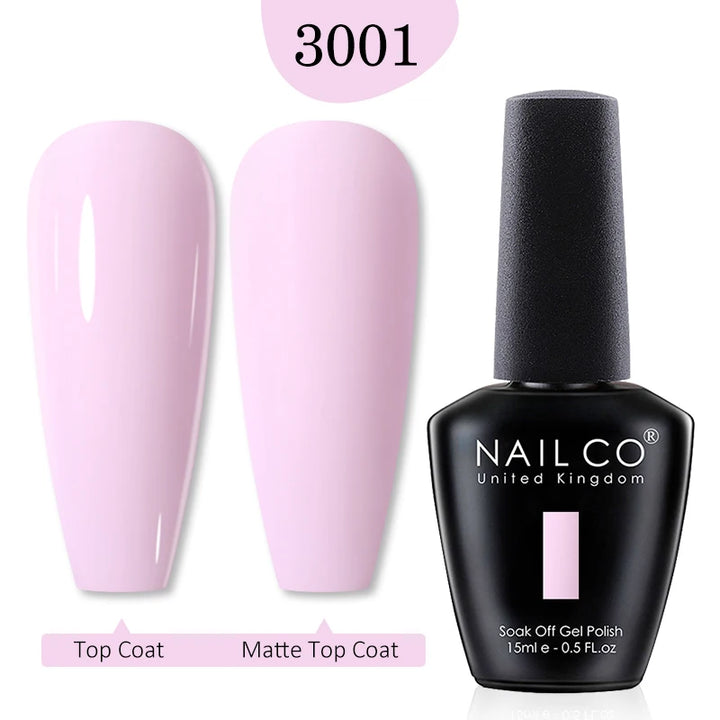 NAILCO Red Colors Series 15ML Nail Gel Polish Nail Supplies Semi Permanent For Nail Art Manicure Soak Off LED UV Hybrid Varnish