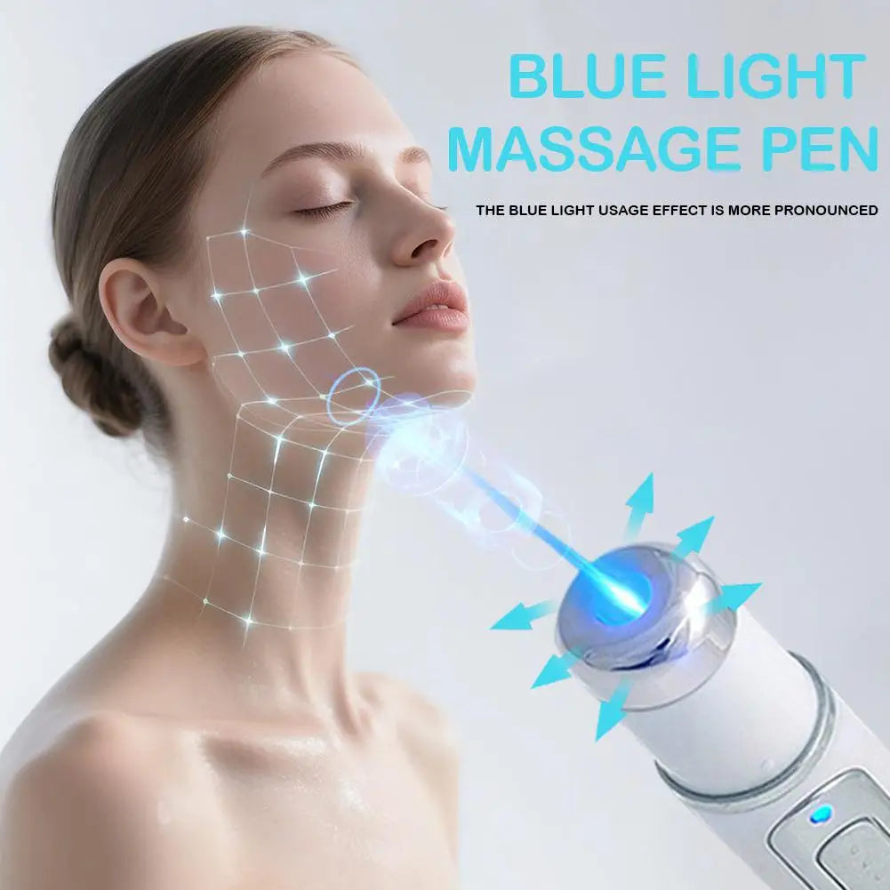 HOT Facial Beauty Device Eye Massager Blue Light Black Eye Circles Facial Care Tool Lightening Texture Maintaining Eye Bags