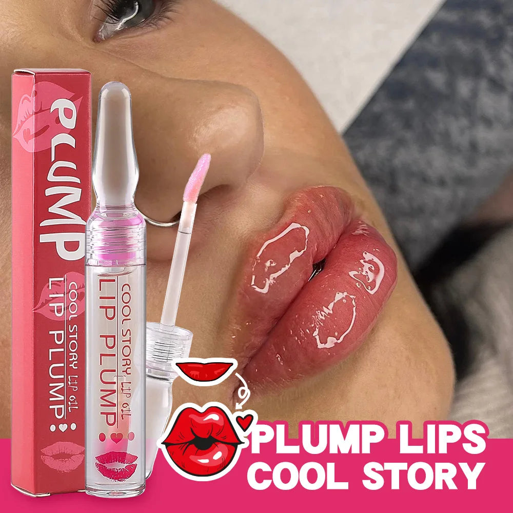 Lip Plump Serum Increase Lip Elasticity Instant Volumising Essential Oil Reduce Fine Lines Repair Nourish Sexy Beauty Lip Care