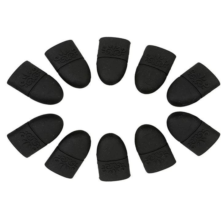 10PC Nail Polish Clip Soak off Silicone Caps UV Gel Nail Polish Remover Wraps Cleaner Tips Finger Covers for Manicure Tools