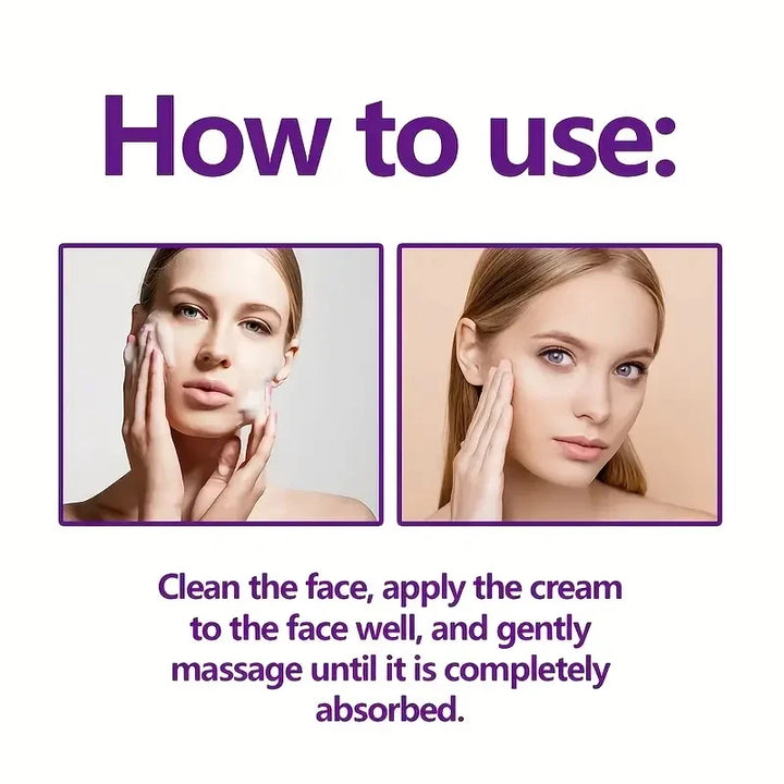 2 Minutes Facial Lifting Day and Night Cream Contains Retinol, Hyaluronic Acid and Collagen - Moisturizing Lotion Suitable for All Light Skin Tone, No Fragrance, Absorption of 2 Minutes