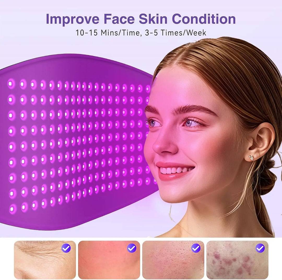 Hello Face L6 510K Red Light and infrared Therapy Mask 720 LED Chips Panel Facial Body Skin Rejuvenation Home Care Salon Device