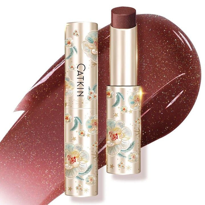 CATKIN GLOSSY LIP BALM Hydrating Lip Stick Lip Tint Lipstick Long Lasting 12H Hydration Moisturize, Protect & Soothe Dry Lips