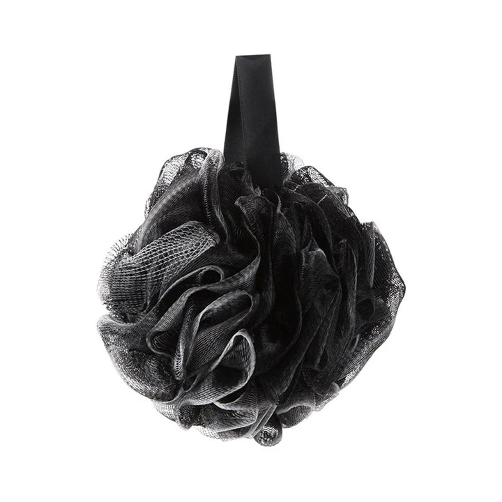 Soft Shower Mesh Foaming Sponge Exfoliating Scrubber Black Bath Bubble Ball Body Skin Cleaner Cleaning Tool Bathroom Accessories