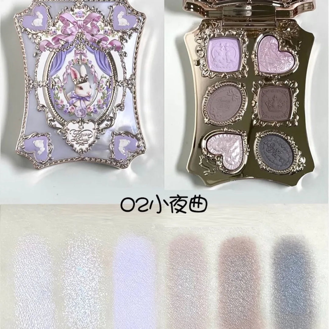 Flower Knows SWEETIE BEAR Highly Pigmented Eye Makeup Palette Eye Shadows Long Lasting Matte Shimmer Finish Cosmetics Gift Kit