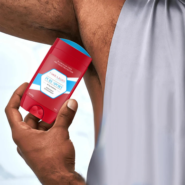 Aluminum Free Deodorant for Men,48H Odor Protection,48H Freshness & Lasting,with Sandalwood Cedarwood Scent,85g/3OZ