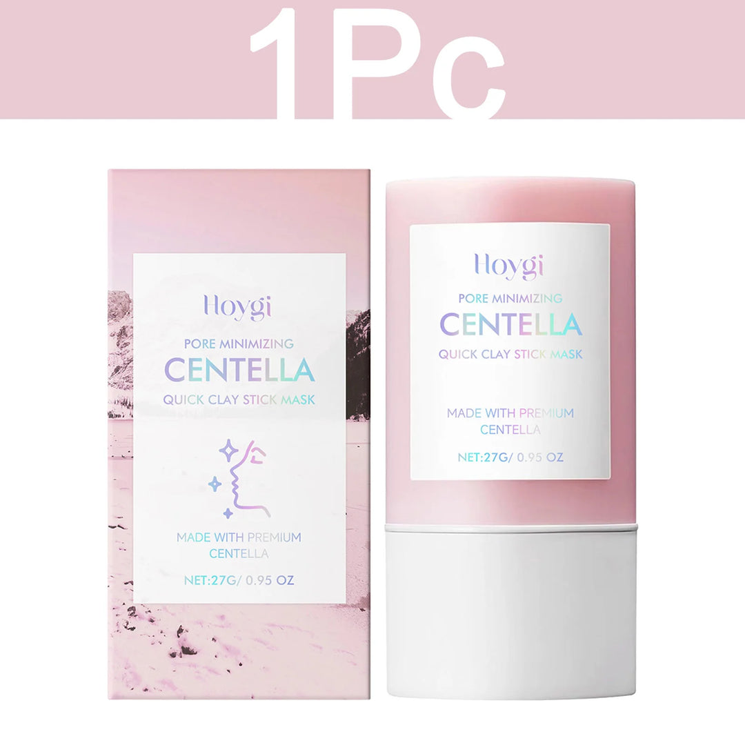 HOYGI Centella Clay Mask Stick Facial Cleansing Shrink Pores Soften Moisturizing Hydrating Soothing Face Mud Mask Skin Care 27g