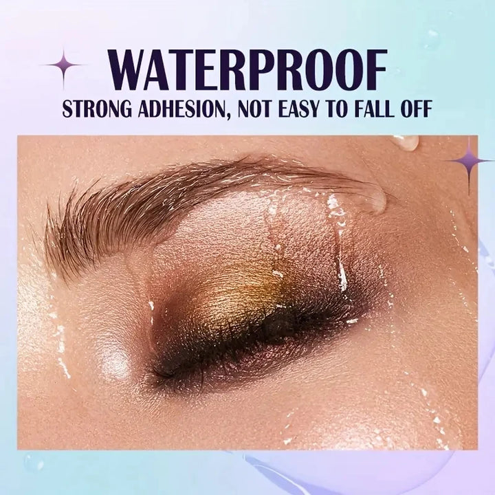 13-Shade Waterproof Liquid Eyeshadow Palette - High Shine  Long-Lasting & Smudge-Proof Makeup Set for Glamourous Looks glitter