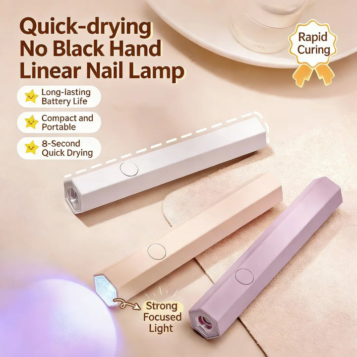 Convenient Handheld Mini Uv Light Cure Nails Lamp for Gel Nails Led Nail Lamp for Gel Polish Manicure Nail Dryer for Fast Curing