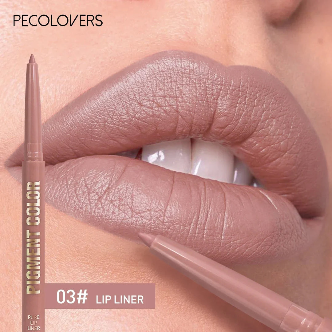 1PC Matte Lip Liner Pen - Long-Lasting, Waterproof, Easy Glide, Moisturizing Suitable for All Skin Types, Lip Makeup
