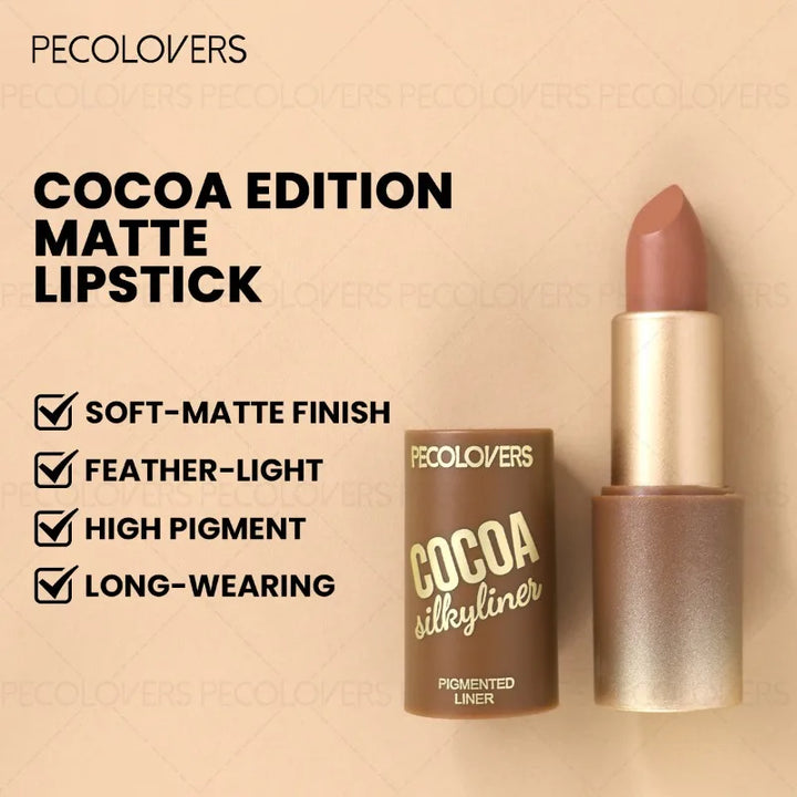 1pcs Multi-color Lipstick, Brown Lip Gloss, Multi-color Selection, Non-dry Lip Gloss, Full and Charming Lips, Lip Cosmetics