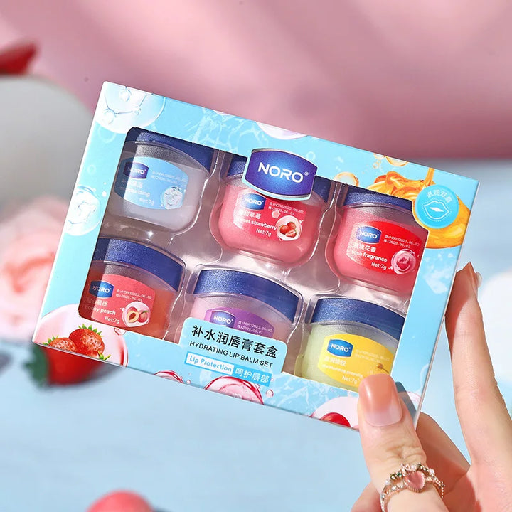 4/6/8PCS Fruit Series Lip Balm Avocado Strawberry Natural Plant Fade Lip Lines Hydrating Repair Lips Care