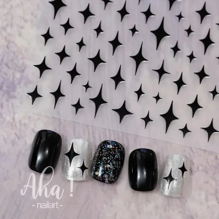 3D Small Bow Ribbon Bowknot Y2K Nail Sticker MIni Kawaii Japanese Adhesive Decals Nail Art Manicure Decorations DIY