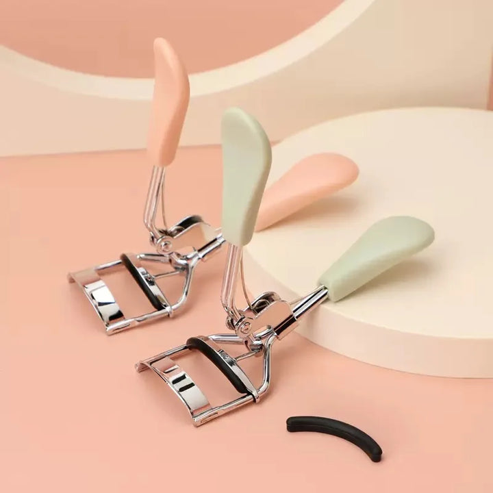 Silicone Handle Eyelash Curler Practical Eyelash Curler Wide Angle Curler Suitable Shaping Beginner Portable Eyelash Clip