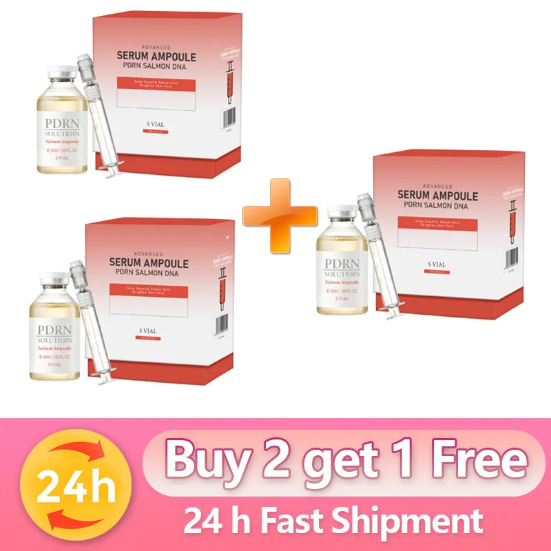 Korean PDRN Salmon DNA Serum Ampoule Advanced Skincare Deep Repair Renew Brighten Tone Strengthen Barrier firming Face Essence