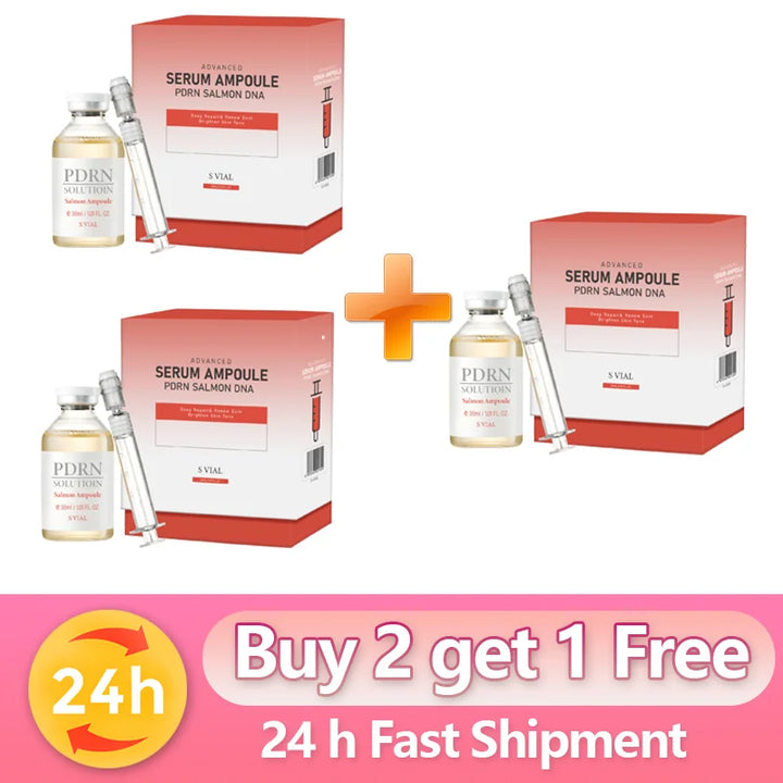 Korean PDRN Salmon DNA Serum Ampoule Advanced Skincare Deep Repair Renew Brighten Tone Strengthen Barrier firming Face Essence