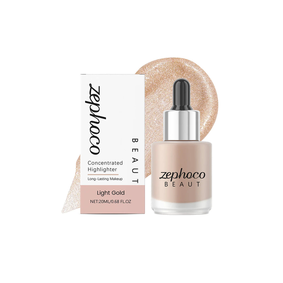 Concentrated Highlighter Liquid Enhance Skin Radiance Refined Makeup Effect Easy Application Suitable Daily Facial Makeup