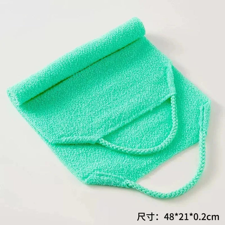 4 Color Exfoliating Bath Scrubber Glove,Towel Body Back Scrub Towel for Bath Stretchable Full Body Scrub Bathroom Supplies
